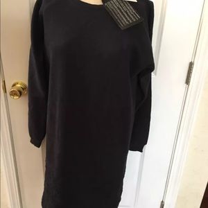 MANOUSH  ROBE Quilt EMBROIDERED DRESS S/XS